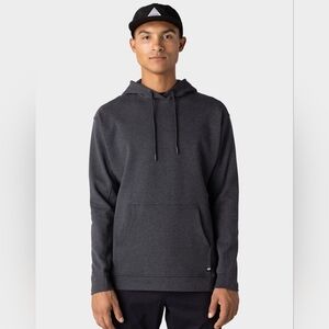 686 Everywhere Performance Double Knit Gray Hoodie NWT